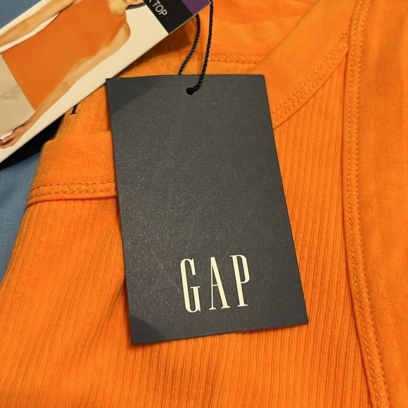 NWT  GAP Tangerine ribbed tank tap  XXL - Picture 7 of 8